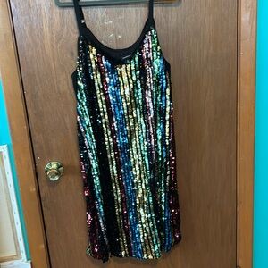 Torrid Plus Size 0 sequin cocktail dress excellent condition
